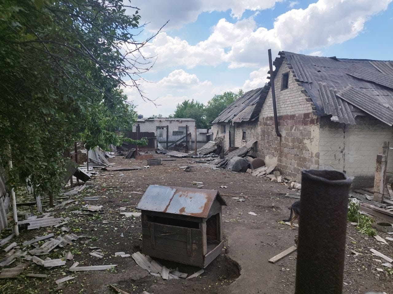 Будівлі на Донеччині, що постраждали від російського обстрілу 28 червня 2024 року