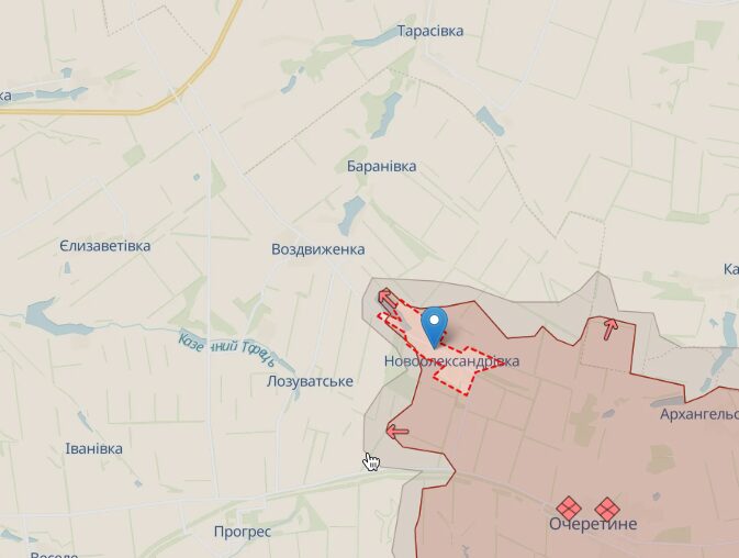 В ВСУ опровергли полную оккупацию Новоалександровки, о чем ранее заявили в DeepState