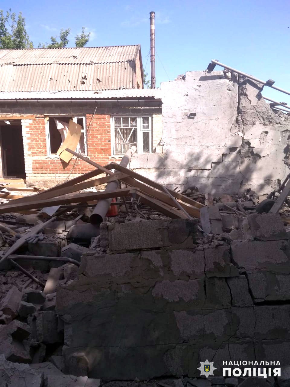 Разрушения в Донецкой области 23 июня