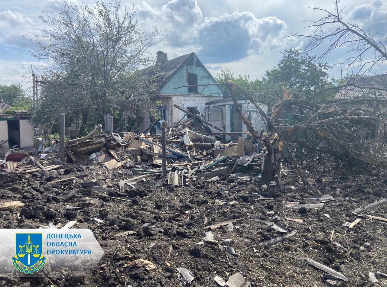 Последствия обстрела Покровска, 24 июня. Фото: прокуратура Донецкой области