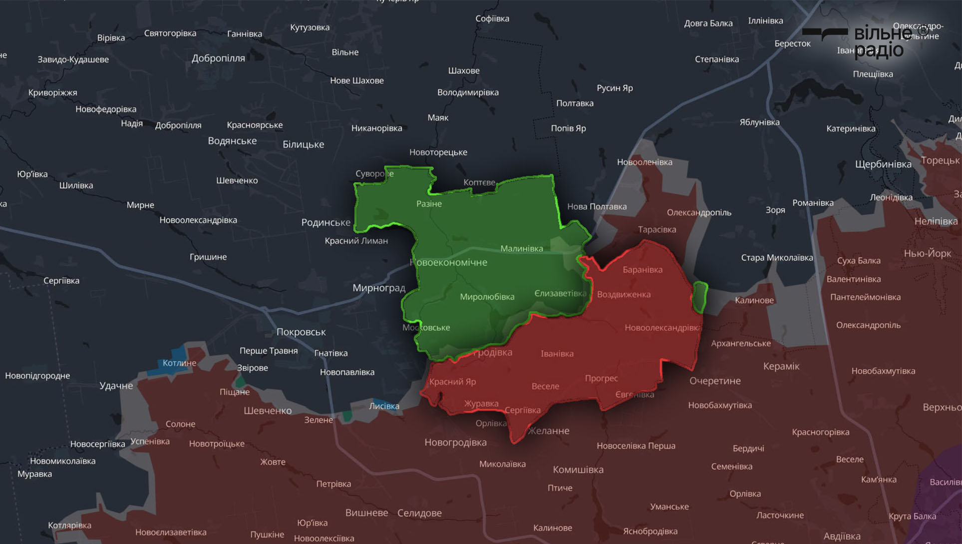 Зображення до посту: Які райони, міста та села окуповані в Донецькій області (перелік, мапи)
