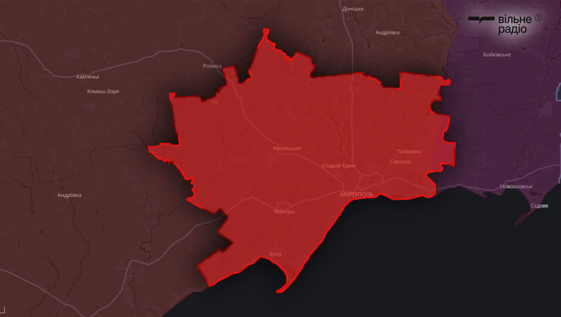 Зображення до посту: Які райони, міста та села окуповані в Донецькій області (перелік, мапи)