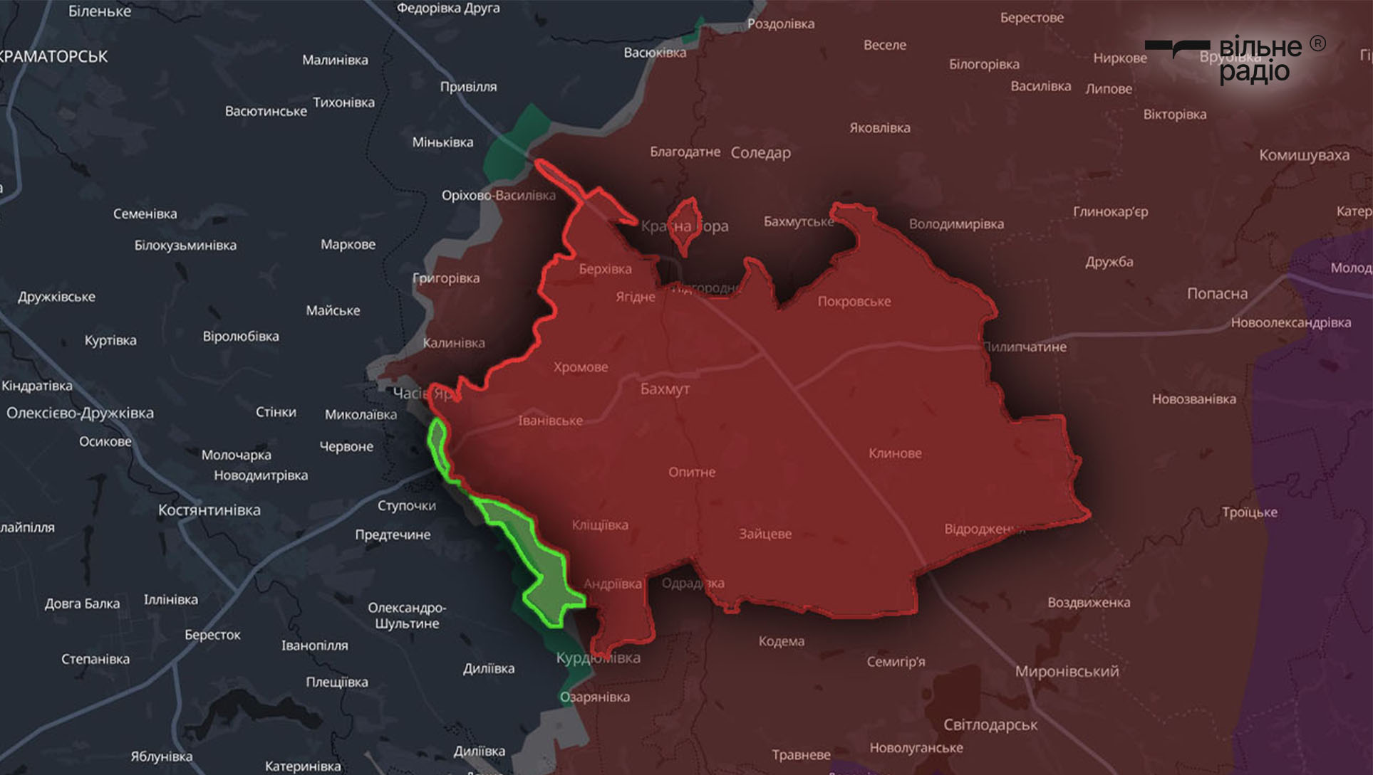 Зображення до посту: Які райони, міста та села окуповані в Донецькій області (перелік, мапи)