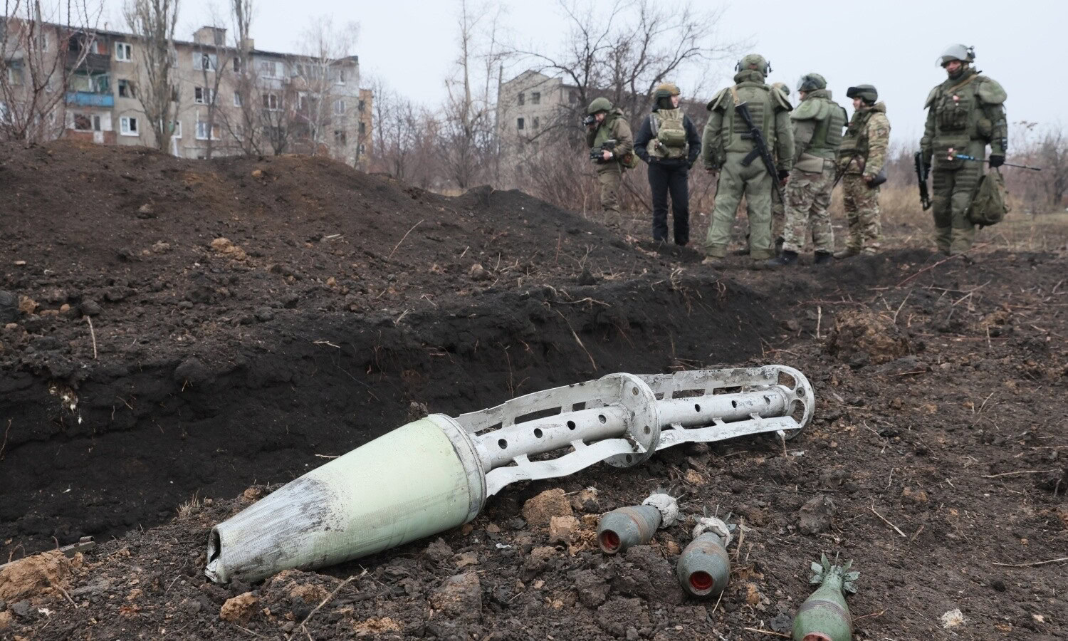 Боєприпаси в Українську на Донеччині, які знаходять російські сапери, січень 2025 року