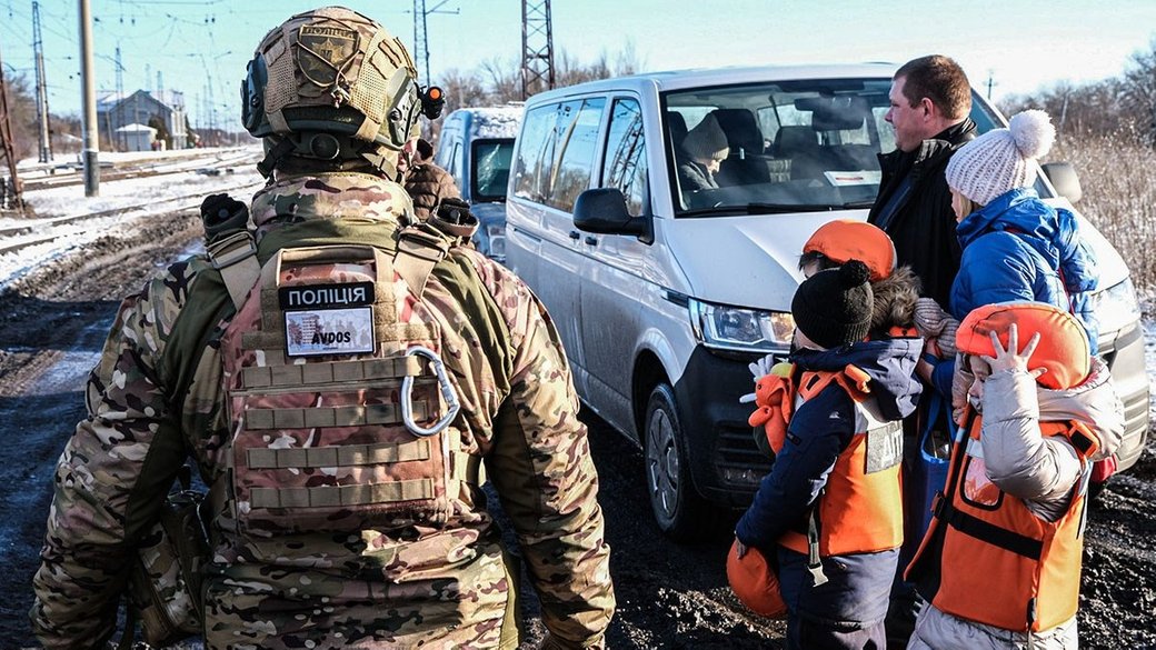 Скільки дітей у зоні примусової евакуації у Донецькій області в лютому 2025-го