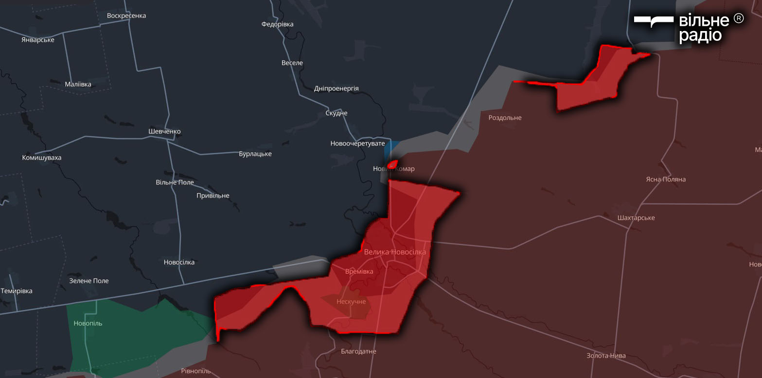 Зображення до посту: Наступ росіян сповільнився: як змінилась лінія фронту в Донецькій області за січень 2025 року (аналіз)