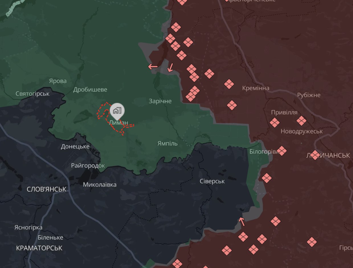 Ситуация на Лиманском направлении в марте 2025-го