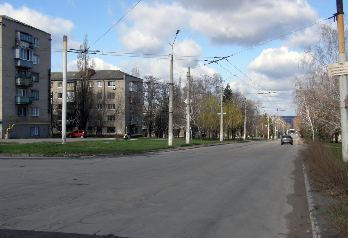 Вулиця Дружби у Краматорську