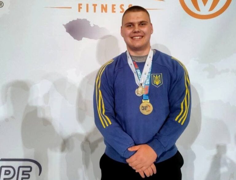 Паверліфтер із Бахмутської громади Іван Трунов виборов дві “бронзи” на чемпіонаті Європи