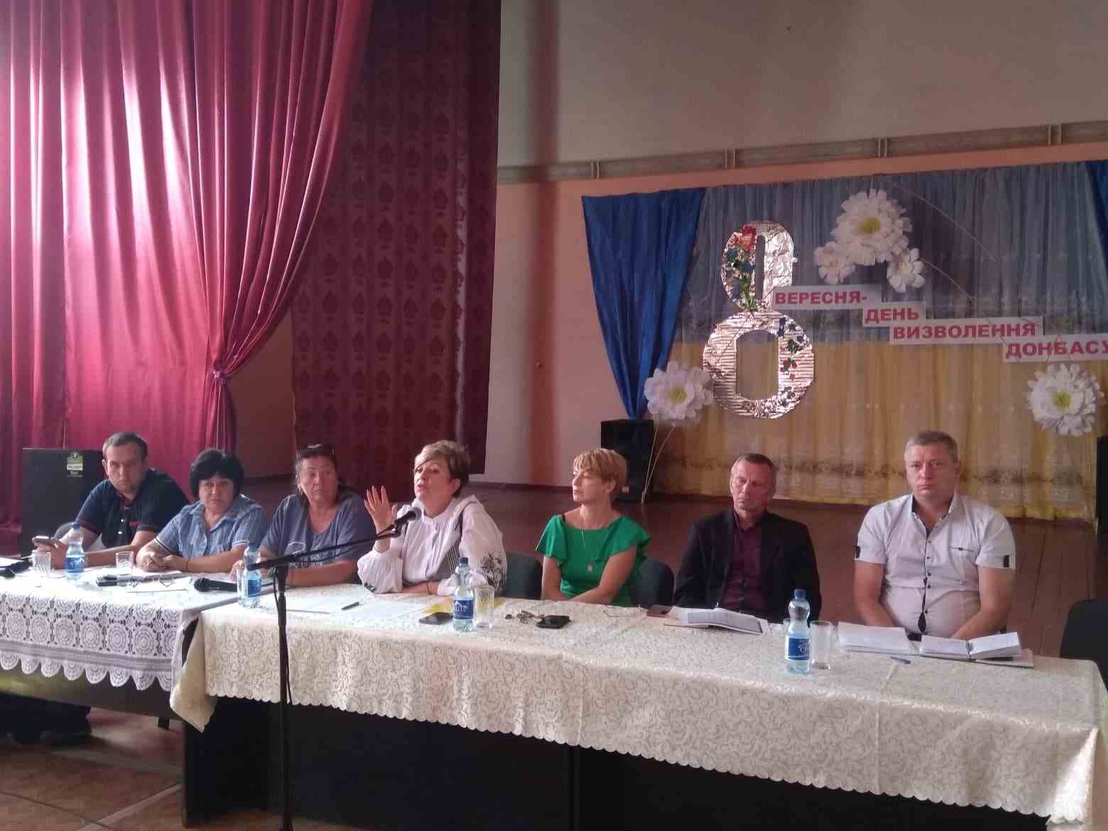 Людмила Борисевич зустрічається з місцевими жителями, 2019 рік