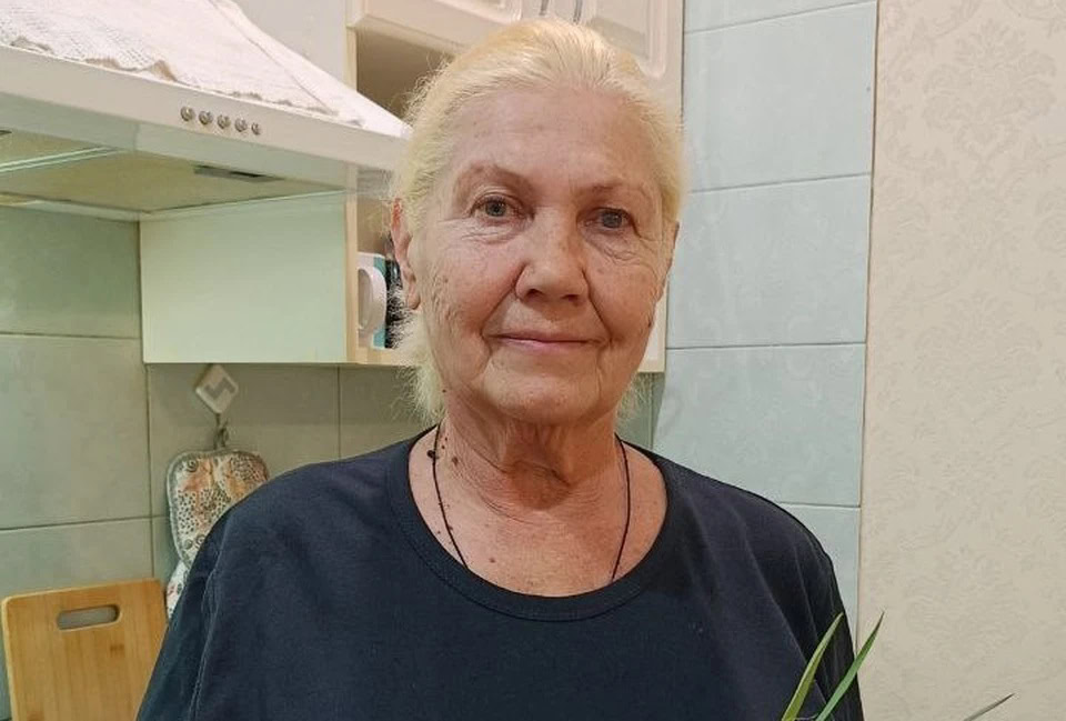 Жінка, яку російські пропагандисти зняли у ролику про “воєнні злочини” ЗСУ в Часовому Ярі. Квітень 2025 року
