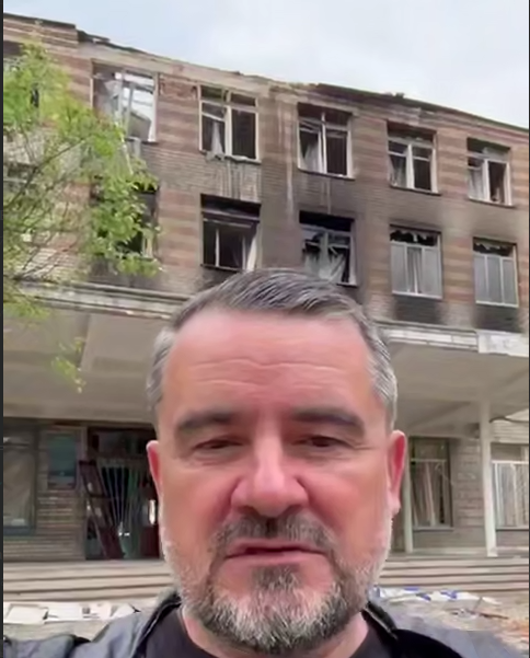 Обстріл педагогічного училища в Слов'янську