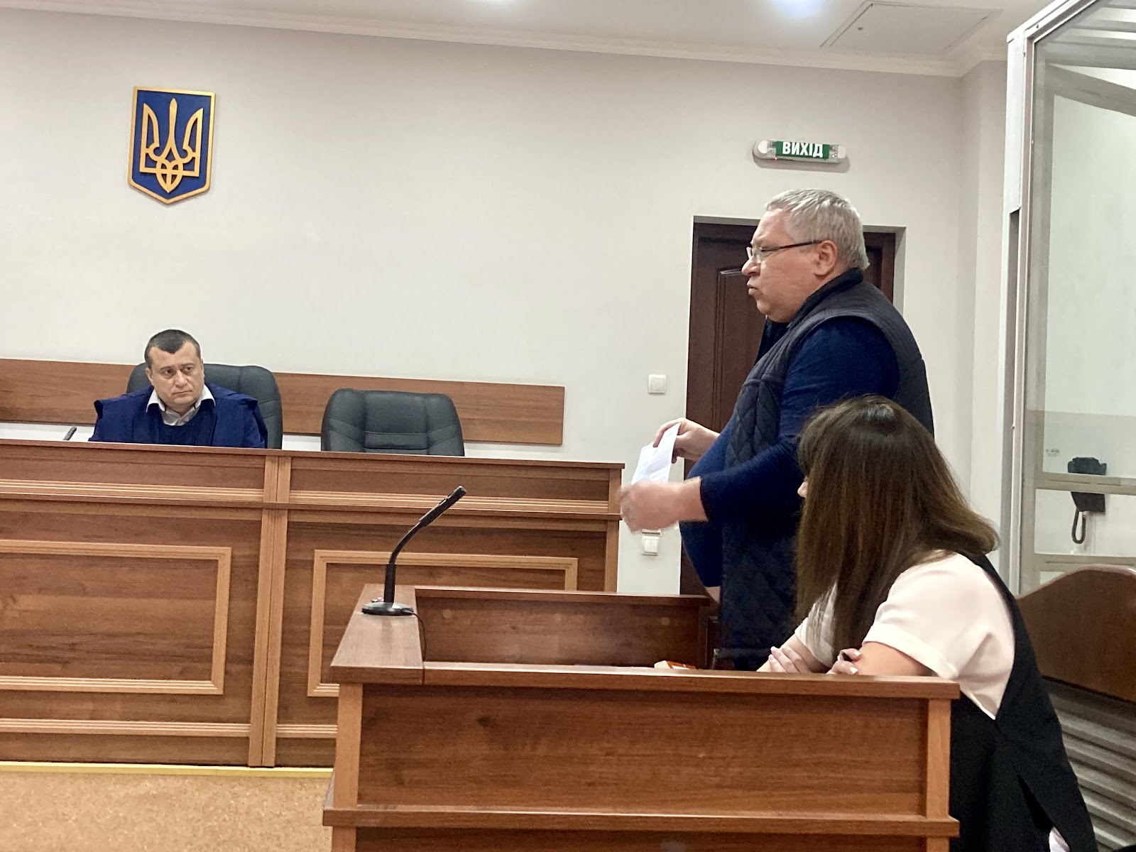 Владислав Лукʼянов на засіданні Шевченківського райсуду Києва