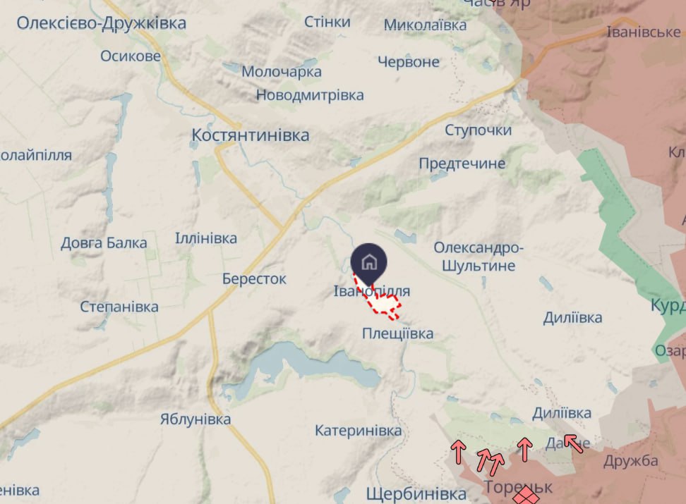 Обстріл Іванопілля Костянтинівської громади 5 травня 2025 року
