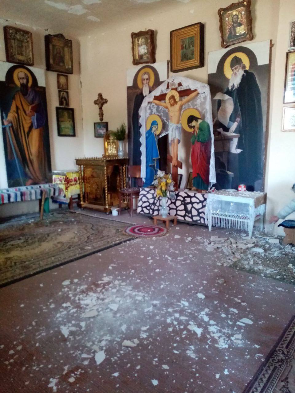 Росіяни зруйнували храм апостола і євангеліста Іоана Богослова в Шаховому