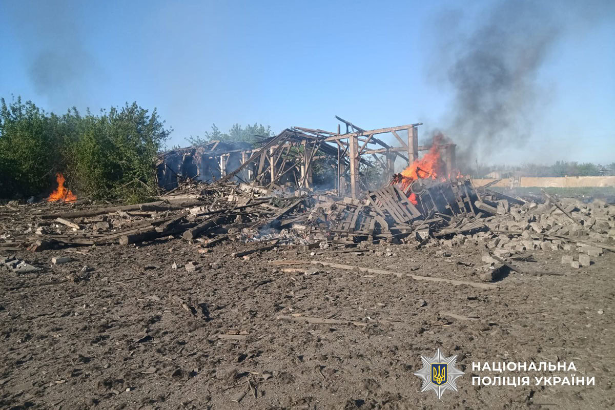 Последствия российских атак в Донецкой области за 5 05 25 года