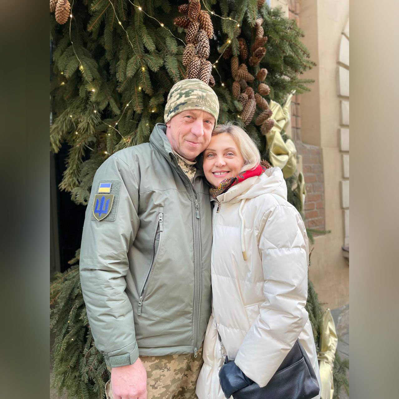 Михайло Корло з дружиною Галиною під час відпустки