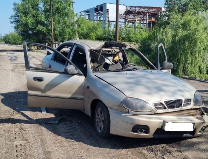 Обстріл Костянтинівки 17 червня: росіяни вдарили дроном по цивільній автівці