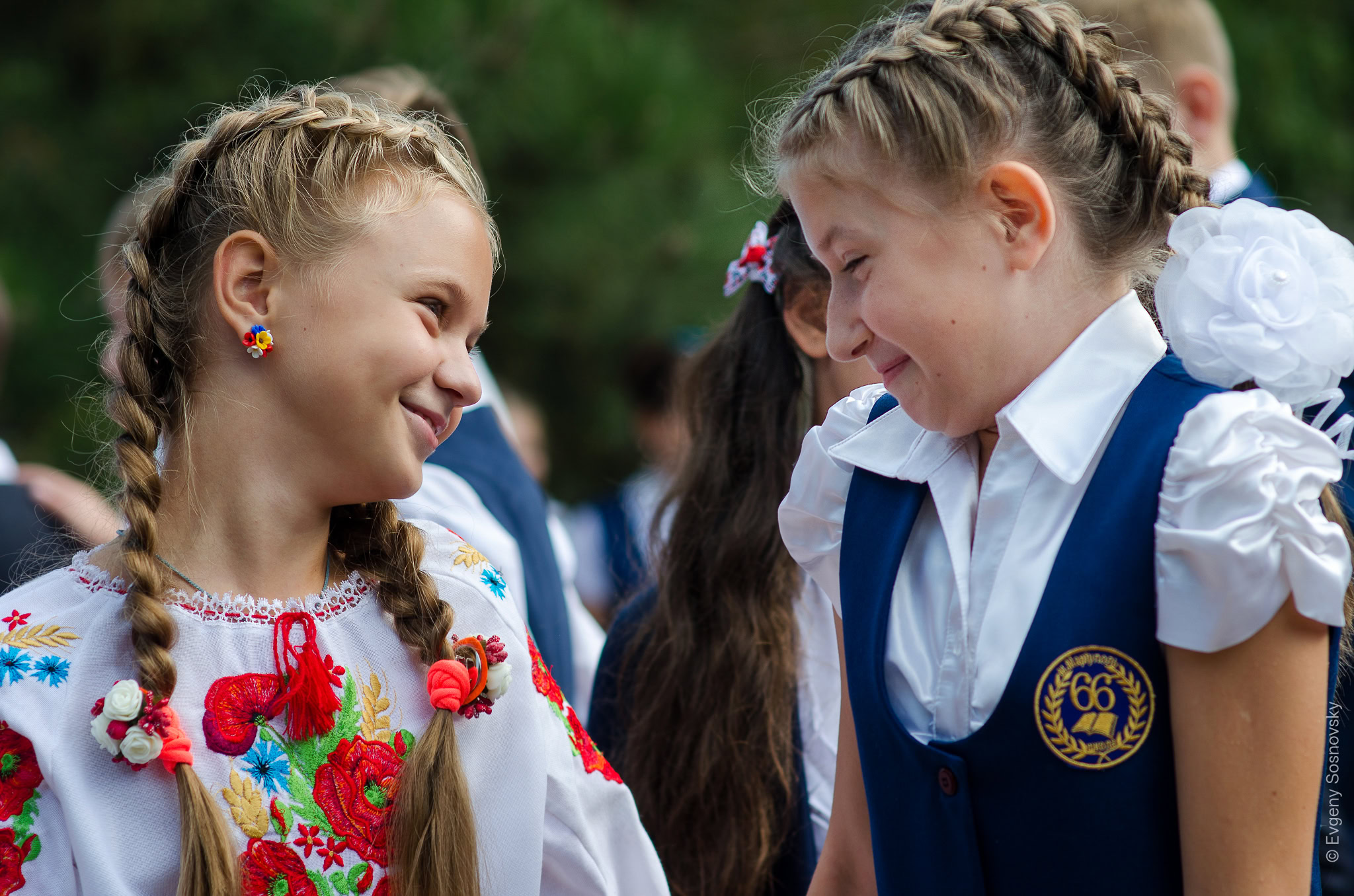 Учні школи №66 на першому дзвонику