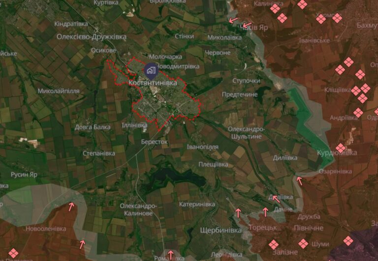 Российские войска трижды обстреляли Константиновку авиабомбами: есть раненый