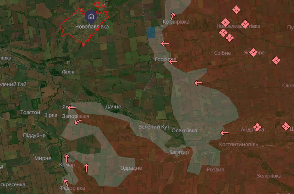 Росіяни півтора місяця не штурмували Новопавлівський напрямок бронеколонами: чому