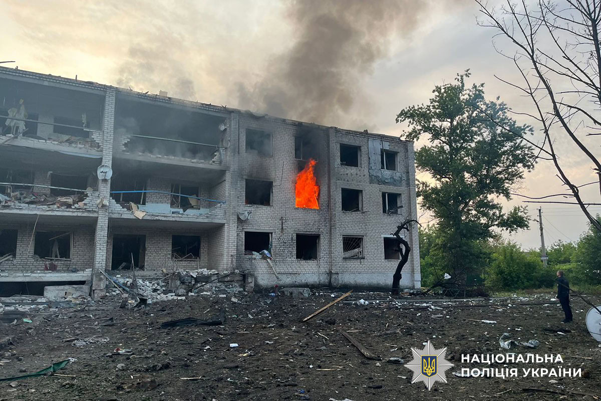 Обстрел Лимана 18 июня