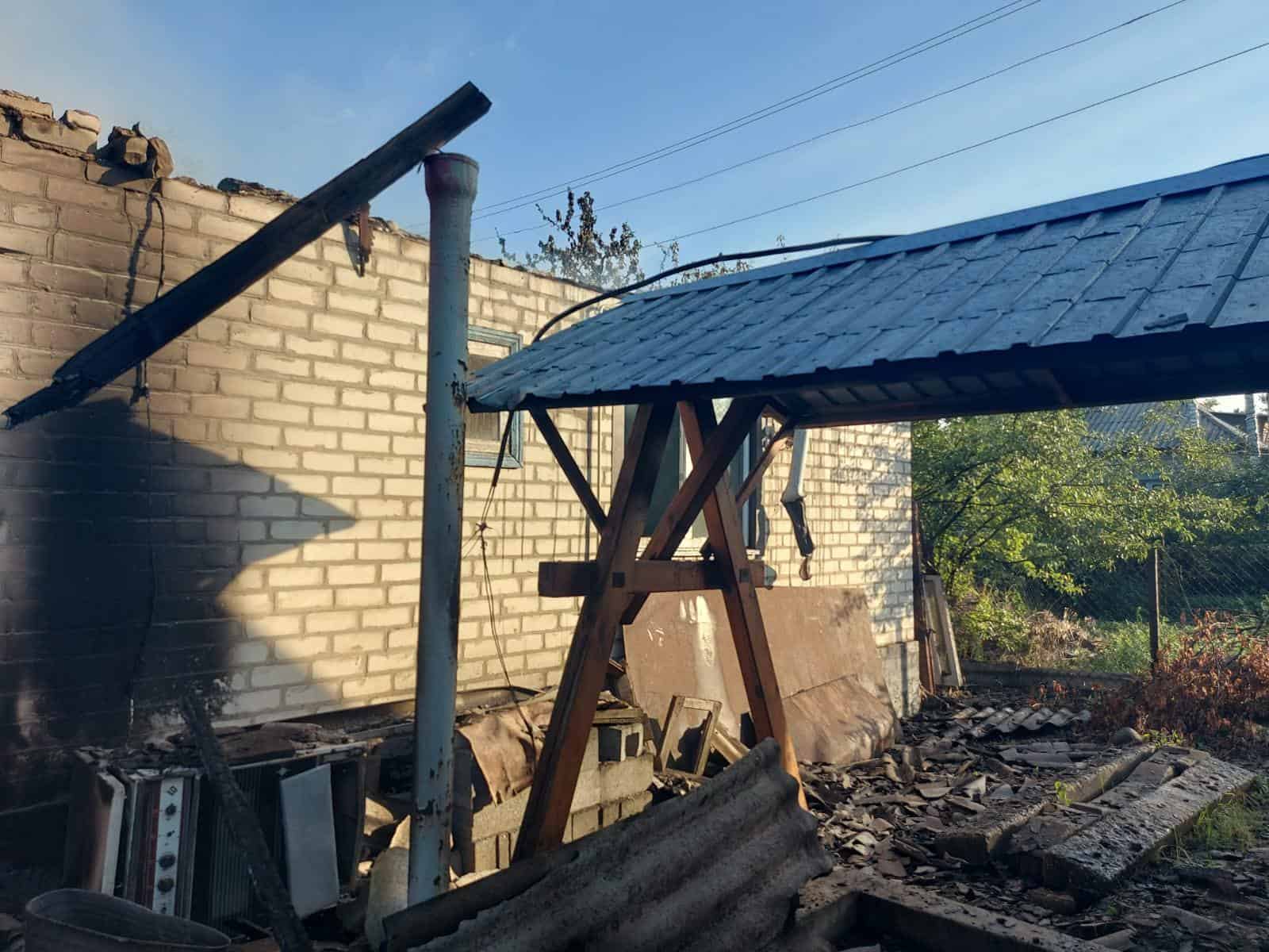 Наслідки обстрілів у Донецькій області за 25 липня 2025 року