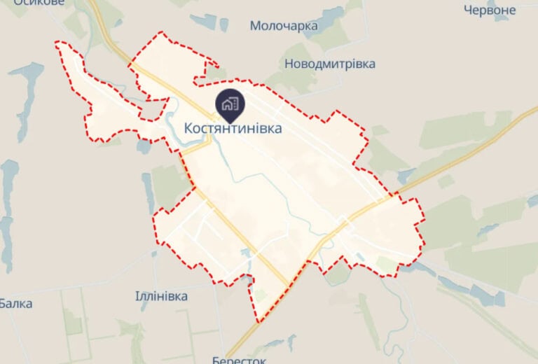 Второй раз за день россияне обстреливают прифронтовую Константиновку: есть раненая