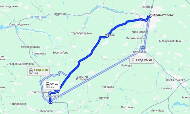 Влада Донеччини вирішила перекрити трасу Краматорськ-Добропілля через обстріли FPV–дронами