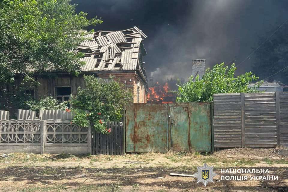 Наслідки обстрілів у Донецькій області за 25 липня 2025 року