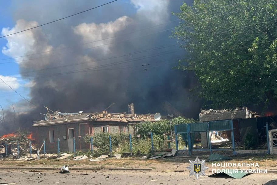Наслідки обстрілів у Донецькій області за 25 липня 2025 року