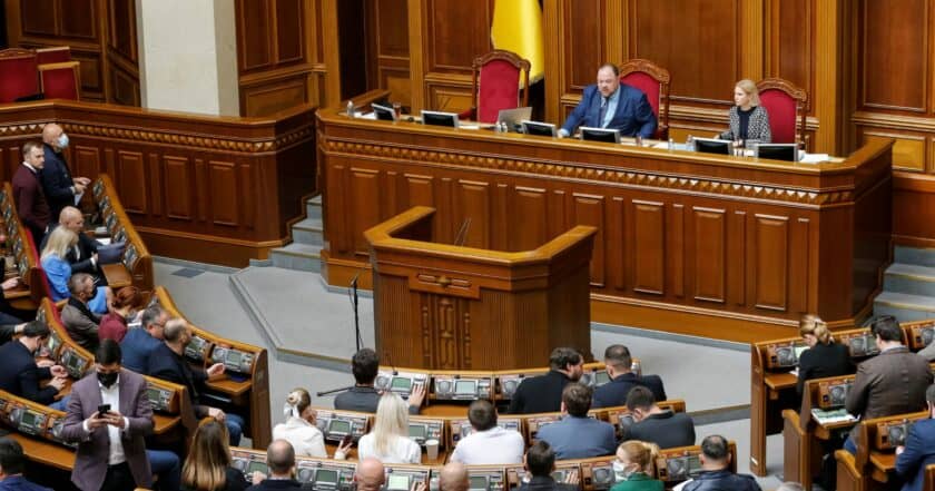 Засідання Верховної Ради України на чолі з Русланом Стефанчуком. Ілюстративне фото: Reuters