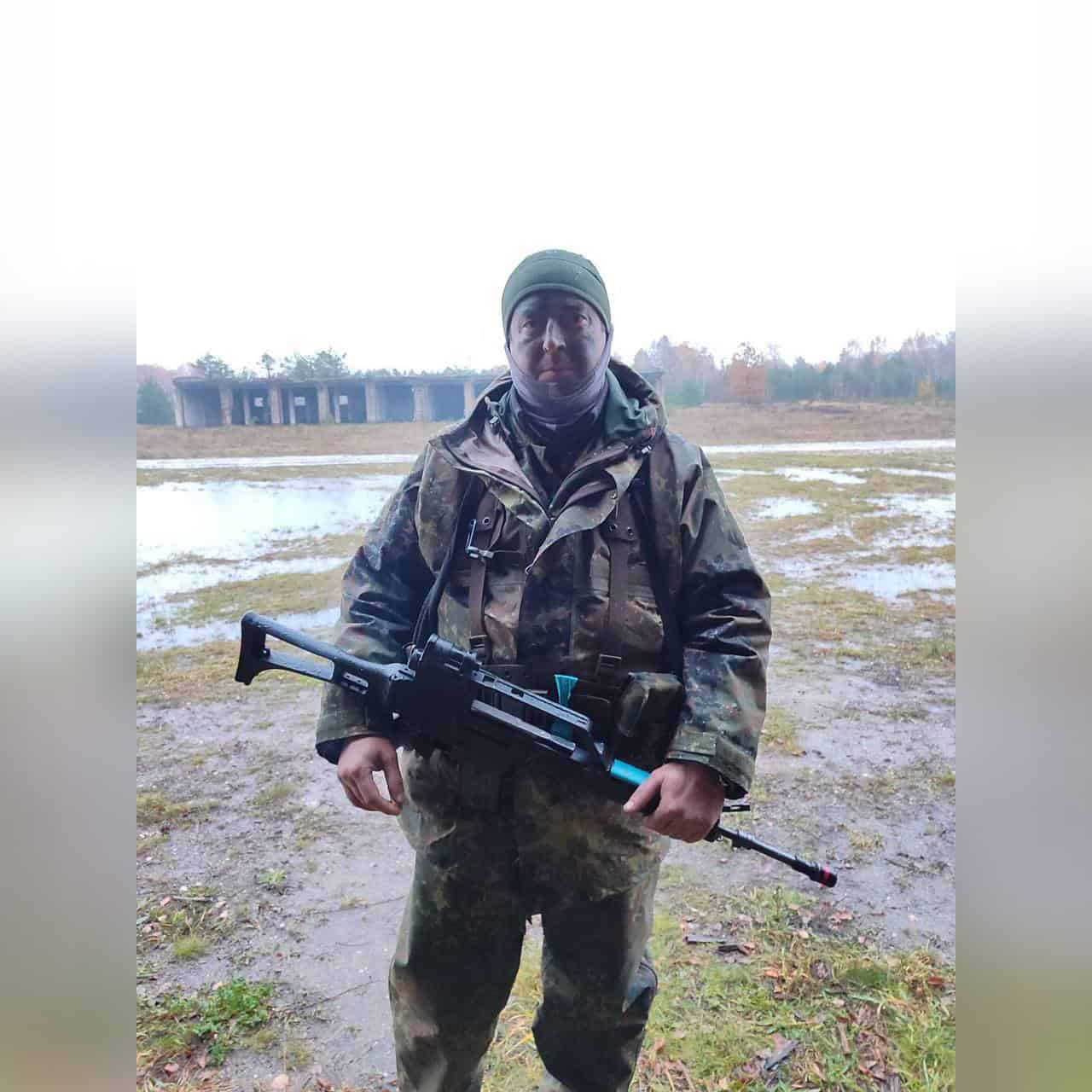 В`ячеслав Горнік на навчаннях під час повномасштабного російського вторгнення