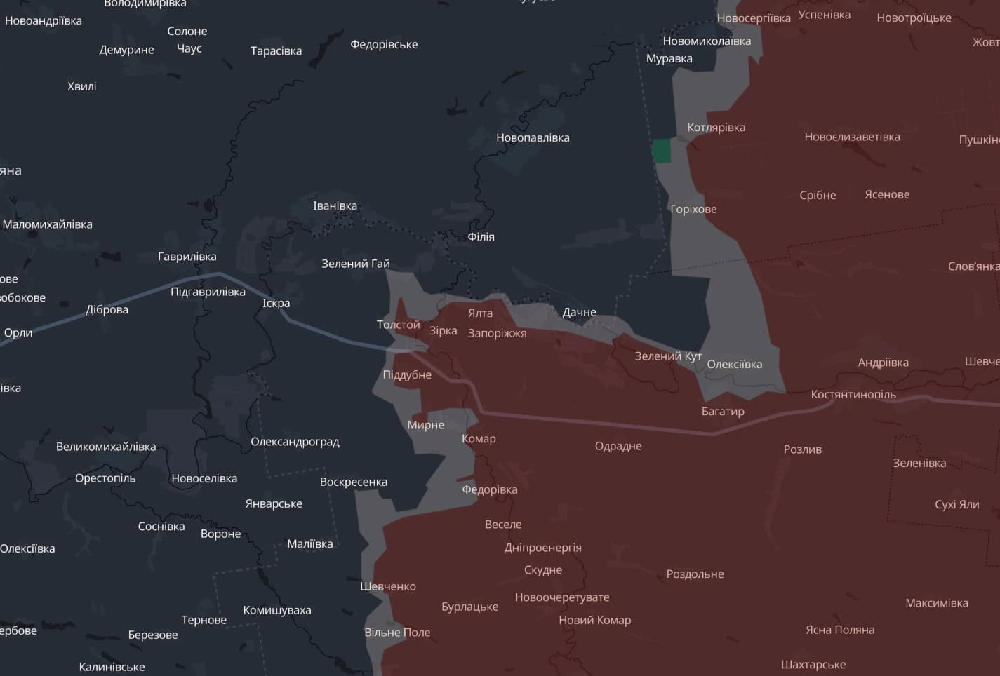 Ситуація на Новопавлівському напрямку від аналітиків DeepState, 12 липня 2025 року