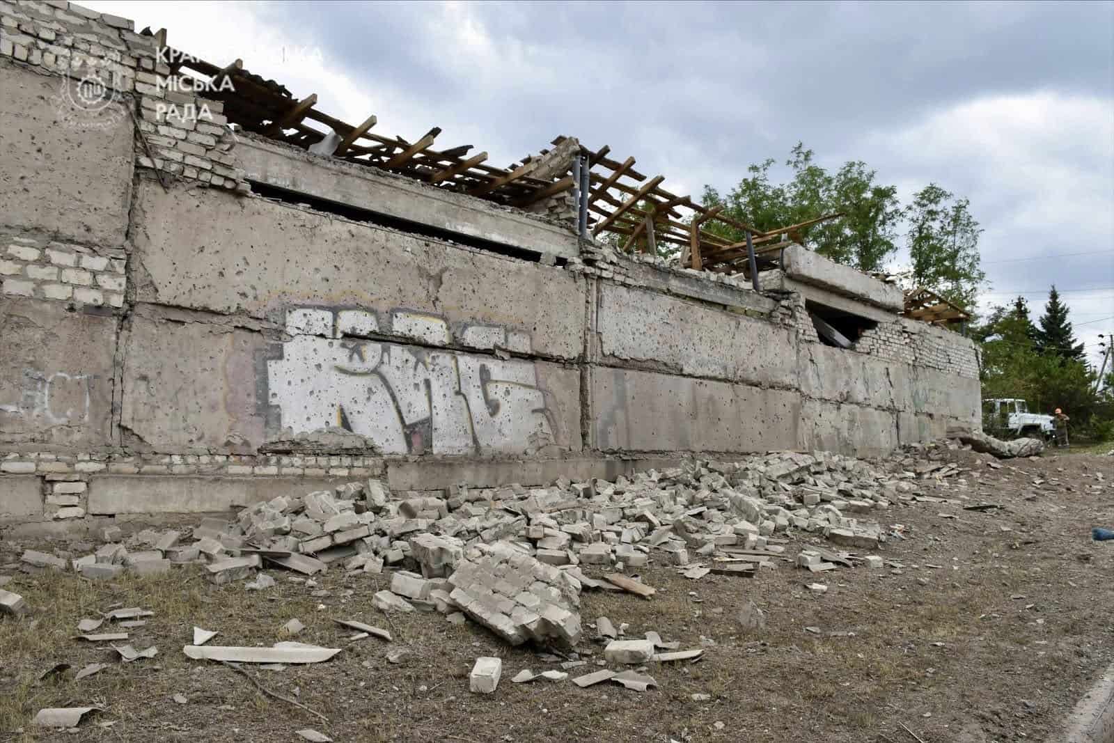 Наслідки ударів по Краматорську ввечері 22 серпня 2025 року