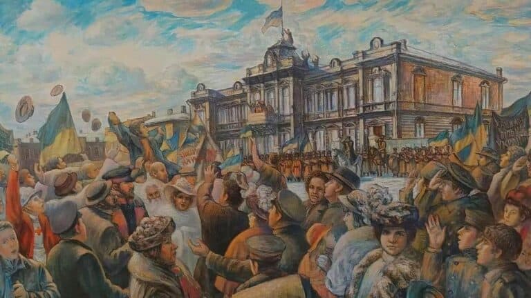 Перегляньте новину: Картину бахмутского художника «Первое поднятие украинского флага в Бахмуте» покажут в Киеве: куда и когда приходить Картину бахмутского художника «Первое поднятие украинского флага в Бахмуте» покажут в Киеве: куда и когда приходить