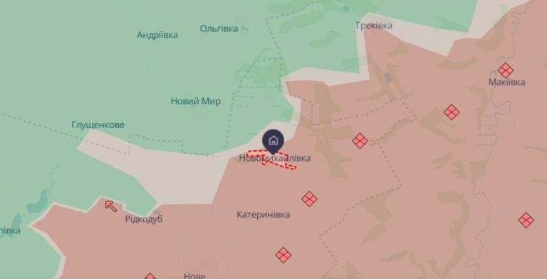 ВСУ удалось вернуть контроль над Новомихайловкой на Донетчине, — Третий армейский корпус