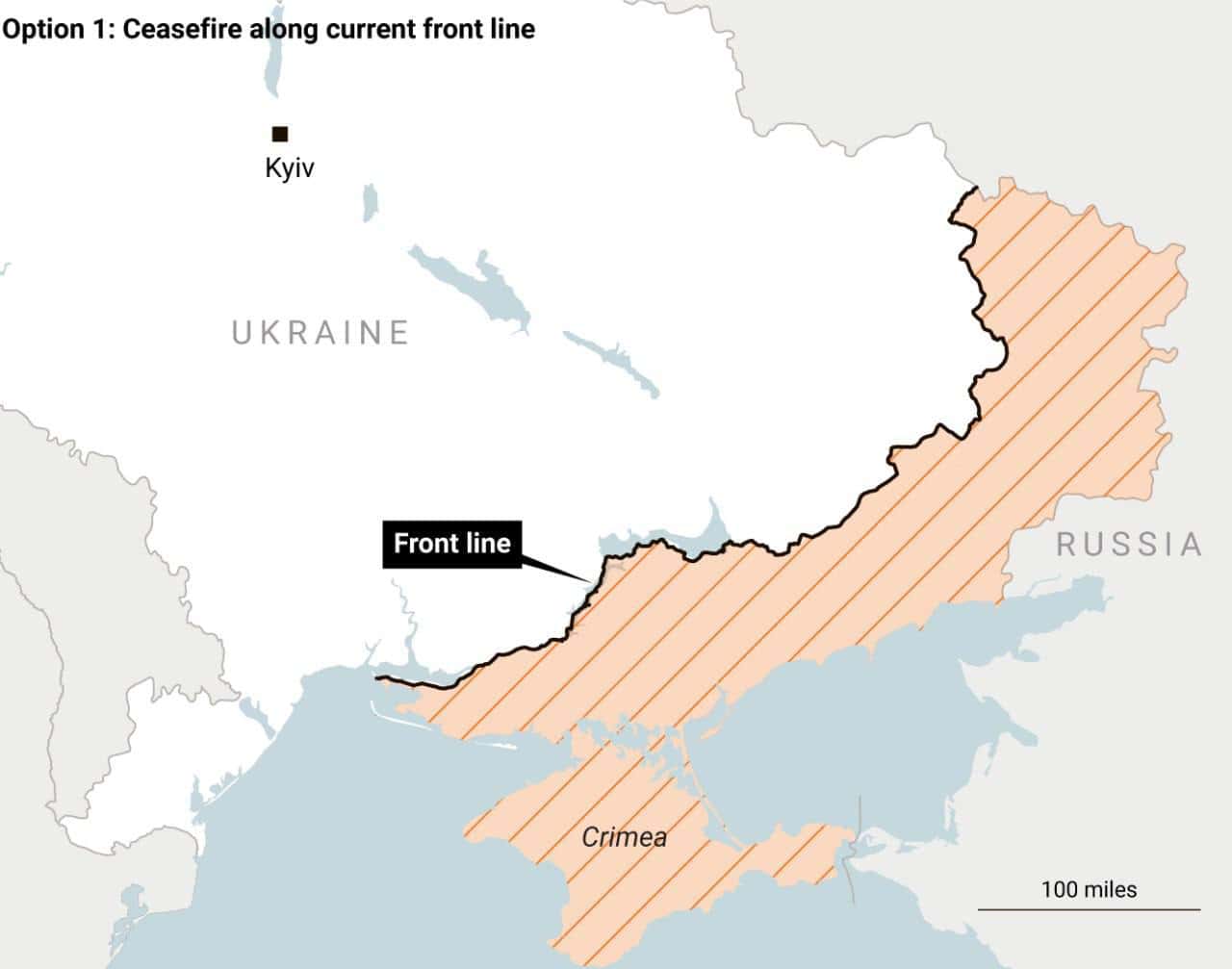 Варіант заморожування війни в Україні — заморозити лінію фронту, як є зараз