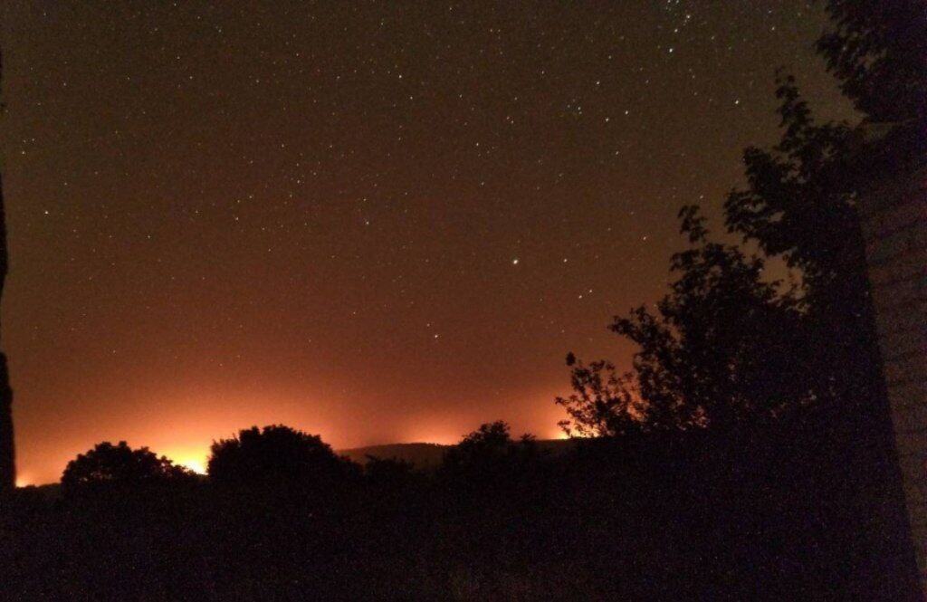 Пожежі після нічних вибухів у Краматорську, 22 серпня 2025 року