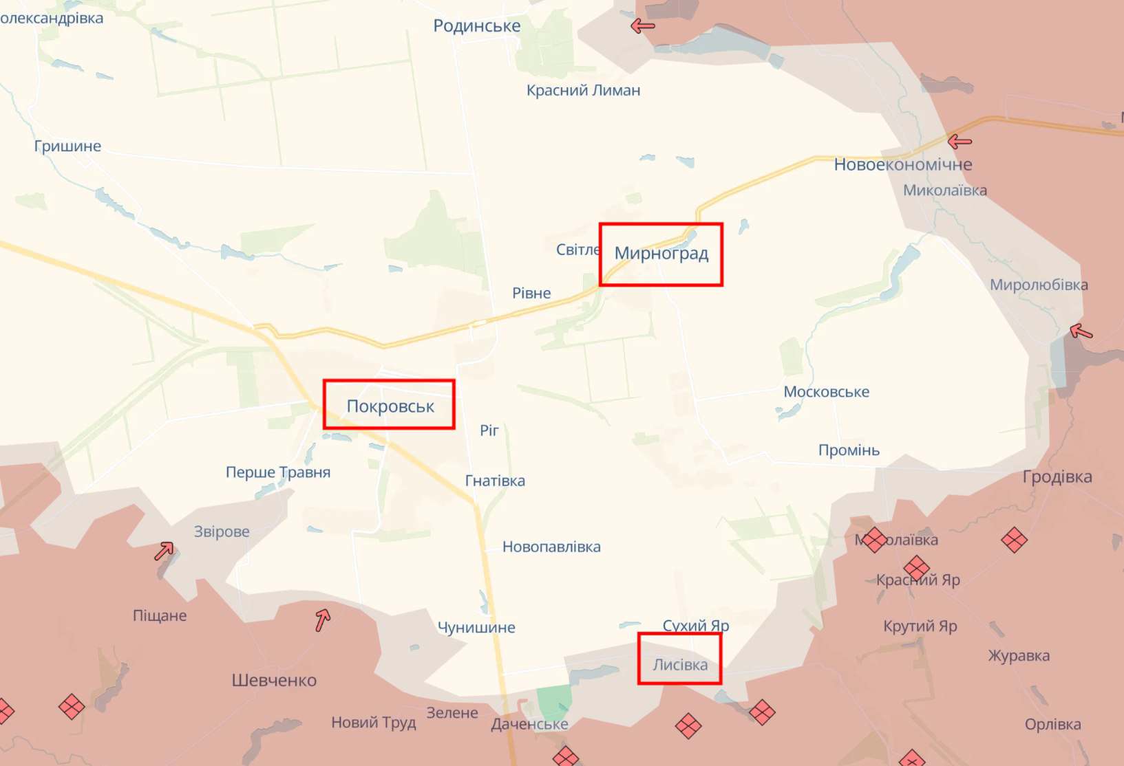 Росіяни намагаються взяти Покровськ та Мирноград у “кільце”: яка там ситуація