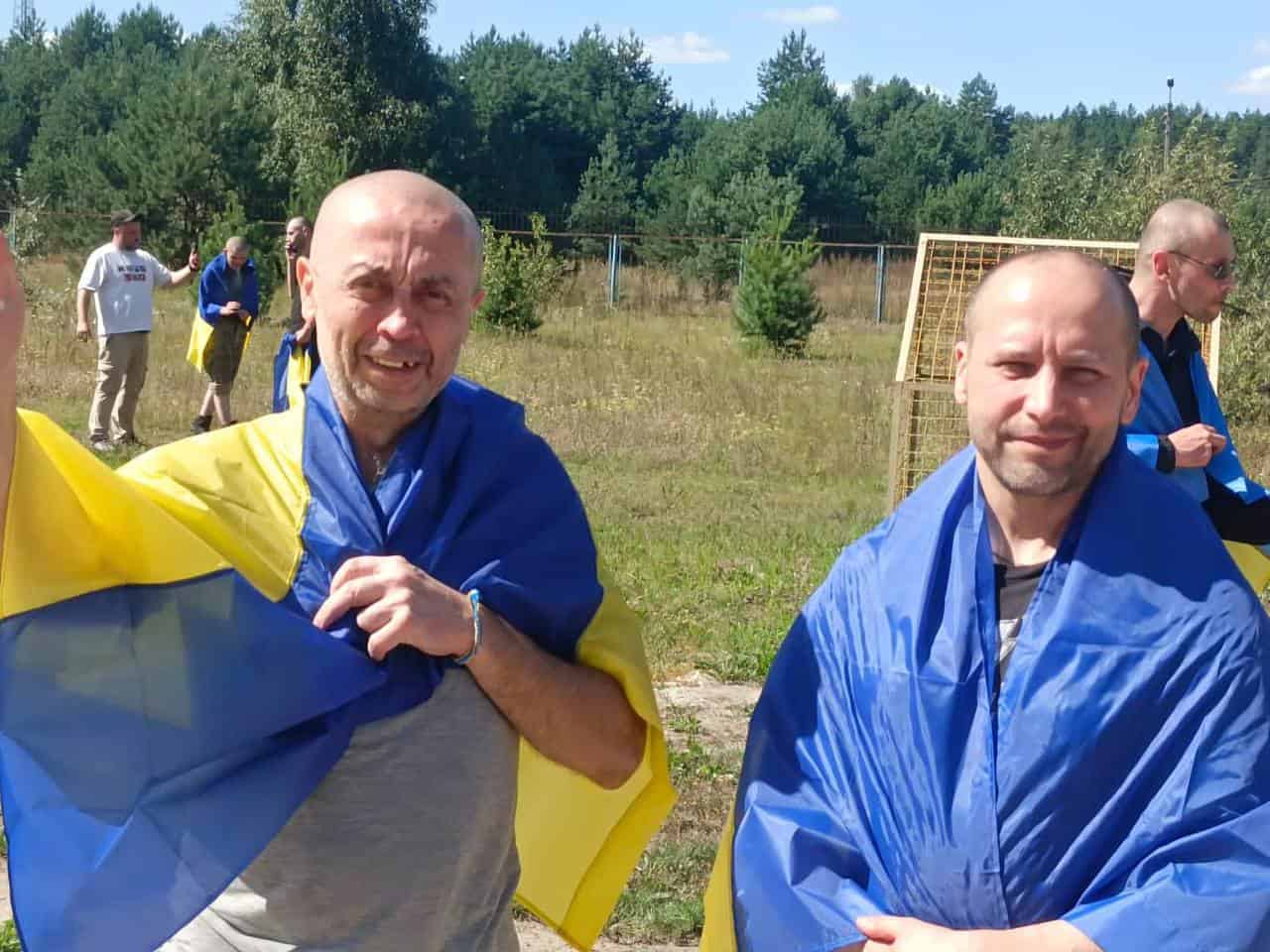 Україна та Росія провели обмін полоненими 14 серпня. Фото: Володимир Зеленський