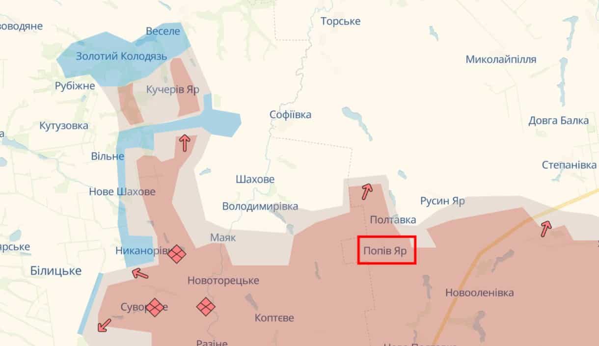 Чи ускладнить втрата Попового Яру оборону поблизу Добропілля: відповідь ОСУВ "Дніпро"
