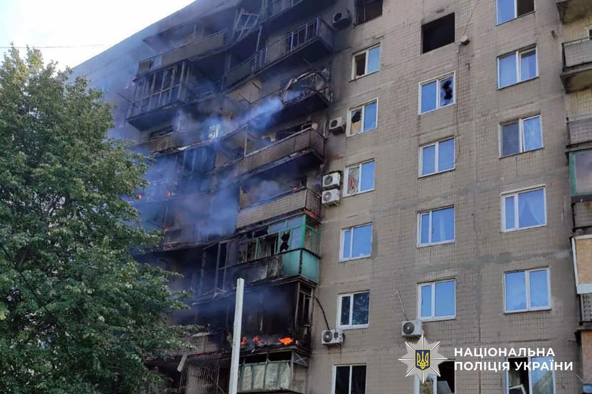 Обстріл Костянтинівки 24 серпня
