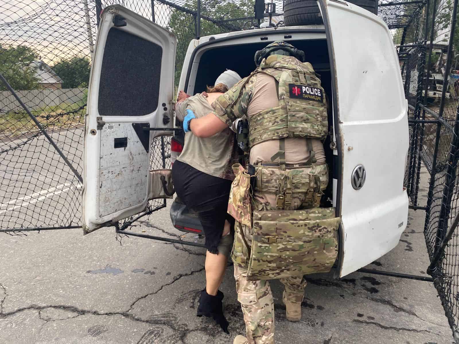 Автобус, який вранці 2 вересня потрапив під удар дрона у Костянтинівці.
