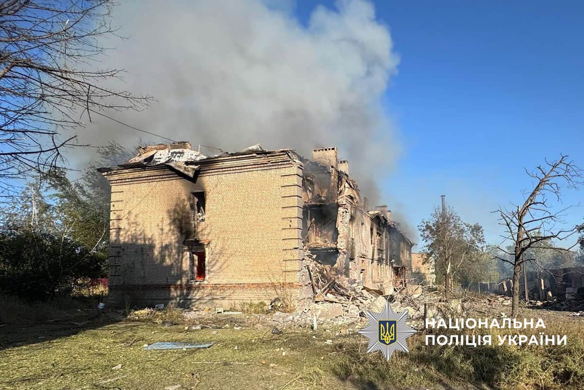 Атака безпілотників по Олексієво-Дружківці