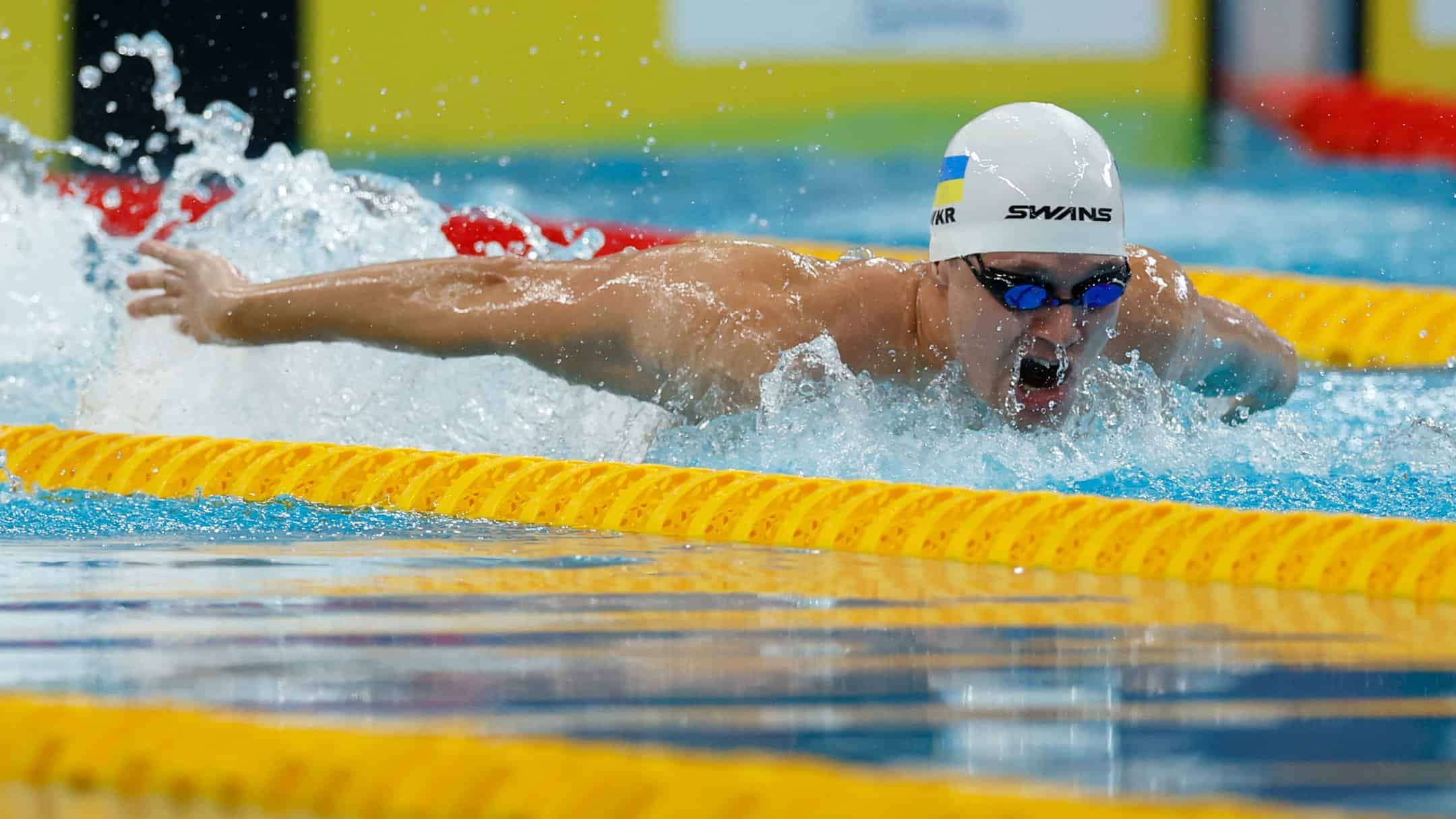 Данило Чуфаров на чемпіонаті світу-2025 з параплавання. Фото: IPC/Simone Castrovillari
