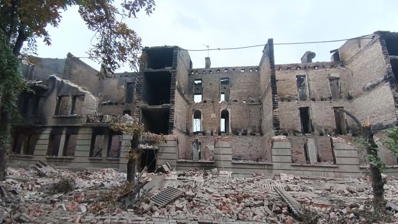 Зруйнований росіянами житловий будинок у Лимані, 5 вересня 2025 року