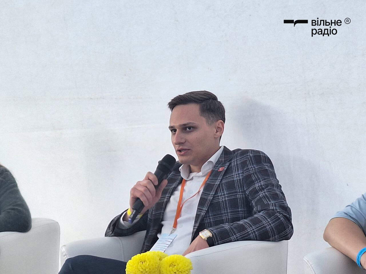 Юрист благодійного фонду “Схід SOS” Ярослав Таранець на “Фестивалі думок”