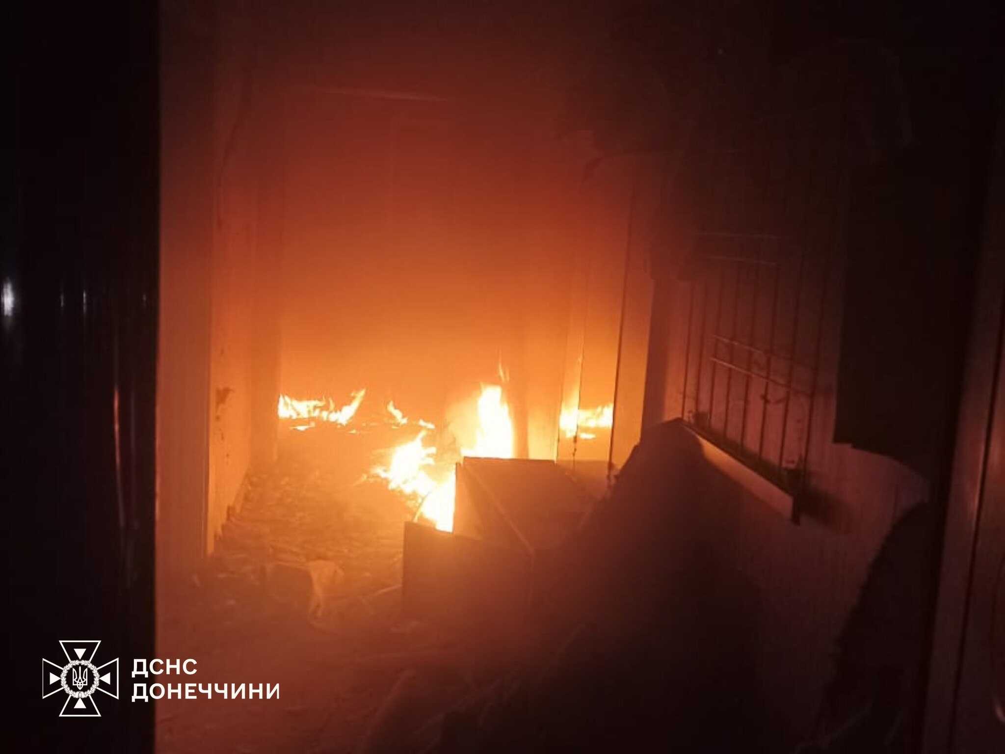 Зображення до посту: У Краматорську під час пожежі загинув чоловік