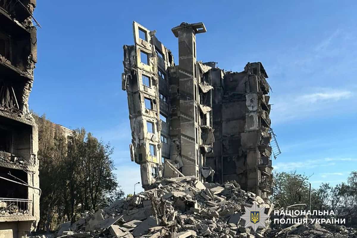 У Костянтинівці 5 загиблих через авіабомби, артилерію та дрони РФ